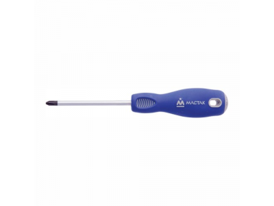 Отвёртка крестовая Phillips 2х100 мм, держатель, МАСТАК