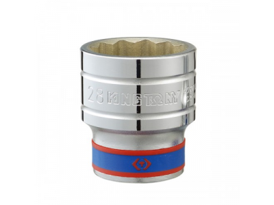 Головка торцевая стандартная двенадцатигранная 1/2", 11/16", дюймовая, KING TONY от KING TONY Головка торцевая стандартная двенадцатигранная 1/2", 11/16", дюймовая, KING TONY